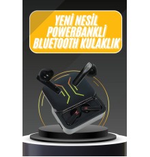 Powerbank Bluetooth Kulaklık  Kulaklığı Yüksek Ses Kaliteli