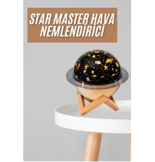 Hava Nemlendirici Led Işıklı Gece Lambası Yıldız Görünümlü Renk Değiştiren