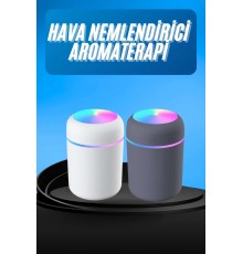 Humidifier LED Işıklı Mini Ortam Oda Kokusu Aromaterapi Buhardanlık