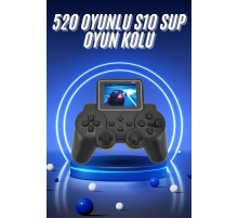 2.4 İnç Ekran 520 Oyunlu Retro Temalı Kablosuz Oyun Kolu El Atarisi
