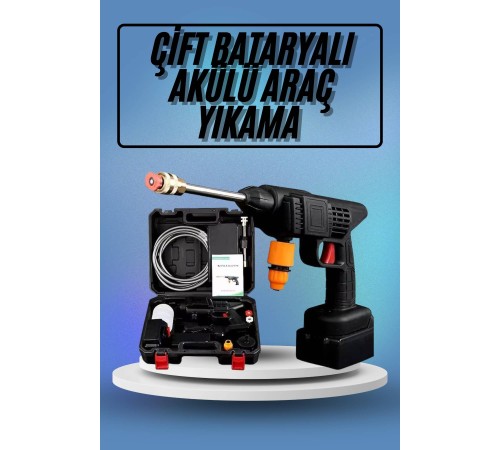 Bahçe Sulama Tabancası Makinesi Yüksek Basınçlı Akülü Yıkama Makinesi