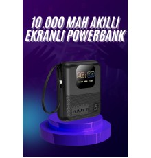 Akıllı Powerbank 10.000 Mah Ekranlı Müzik Dinleme Oyun Oynama Bluetooth Bağlantılı
