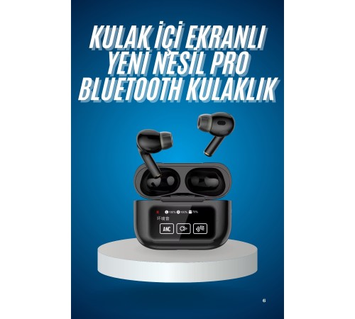 Kablosuz Bluetooth Kulaklık Pro Yeni Nesil Dokunmatik Kontrol