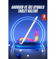 Yazı Çizim Kalemi İos Android Windows Uyumlu Tablet Telefon