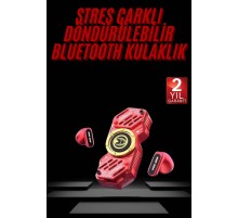 Stres Çarklı  Kulaklığı Güçlü Bass  Bluetooth Kulaklık Kablosuz