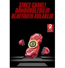 Stres Çarklı  Kulaklığı Güçlü Bass  Bluetooth Kulaklık Kablosuz