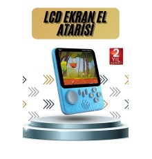3.5 İnç Mini Atari Taşınabilir Oyun Konsolu 666 Adet Retro Oyun