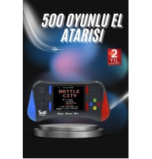 3.5 İnç 500'ü 1 Arada Klasik Oyun Konsolu Nostalji Oyunlu Atari