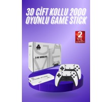 3D 4K HD 2.4G Game Stick 4K Ultra Hd Oyun Konsolu Çift Kollu