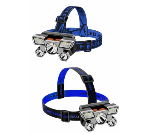 El Feneri Süper Kafa Lambası 4 Modlu 5 Led Kafa Feneri