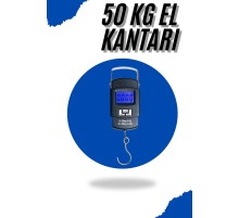 El Kantarı Dijital El Terazisi 50 Kg Kapasiteli LCD Ekranlı