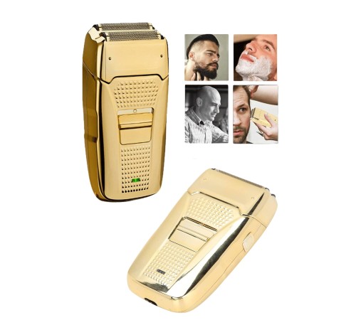 Sakal Kesme Tıraş Makinesi Paslanmaz Çelik Gold Şarjlı
