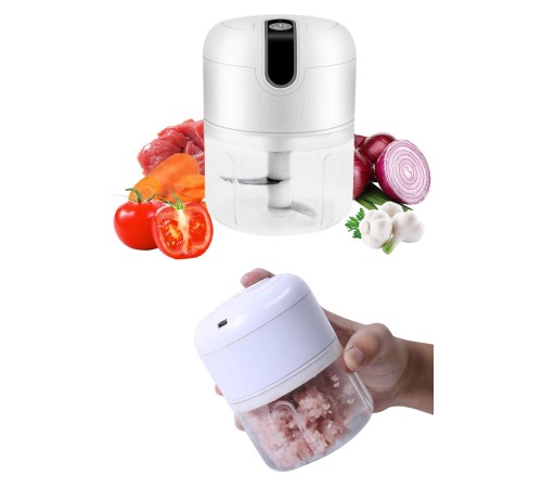Mini Doğrayıcı Rondo Taşınabilir Mini El Blender Paslanmaz Çelik