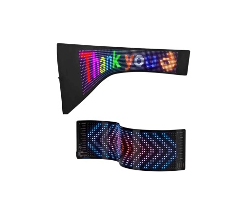 Kumandalı App Kontrollü LED Ekran 16X192 Led Matrix Araç Camı Yazısı Kumandalı App Kontrollü LED Ekran 16X192 Led Matrix Araç Camı Yazısı