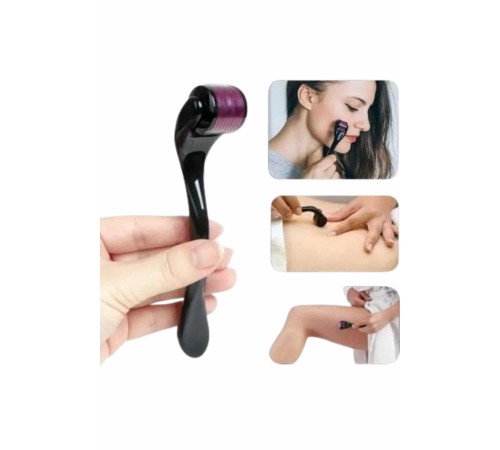 Titanyum Uçlu Derma Roller 540 İğneli 1 mm Gözenek Azaltıcı Akne İzlerine Uygun