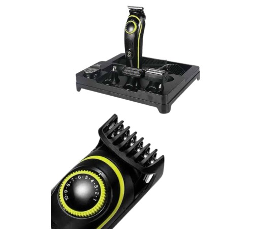 Unısex Çok Fonksiyonlu Bakım Seti Led Göstergeli Tıraş Makinesi Saç Sakal Vücut