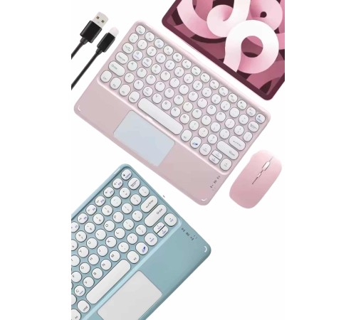 Profesyonel Wifi Q Klavye Bluetooth Klavye Touchpad 10.8 Inç