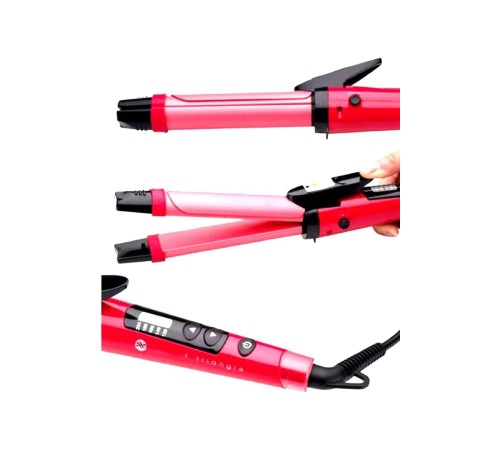 Saç Düzleştirici Şekillendirici Saç Maşası İkili Şekillendirici Isı Ayarlı