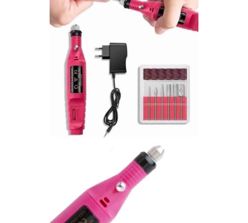 Profesyonel Manikür Pedikür Seti Törpü Makinesi Protez Tırnak Çıkarma