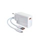 Type C Yüksek Hızlı Şarj Aleti Beyaz 120W Ultra Uzun Ömürlü