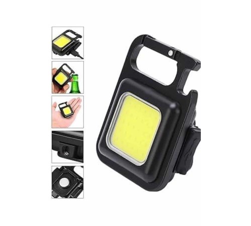 Kamp Çadır Lambası Şarjlı El Feneri Işıldak Anahtarlık Mini Mıknatıslı