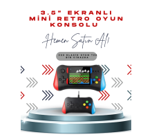 X7M Vintage 3.5 İnç 500’ü 1 Arada Klasik Oyun Konsolu