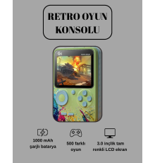 G5 Game Box Retro Mini Oyun Konsolu – 500 Dahili Oyun