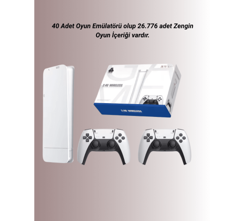 M15 Retro Konsol – 20.000 Oyunlu, Çift Gamepadli, 4K HDMI