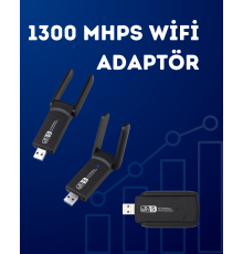 USB WiFi Adaptör – 1200 Mbps Hız