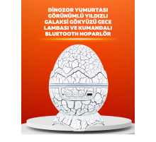 Dinozor Yumurtası Tasarımlı Projektörlü Gece Lambası