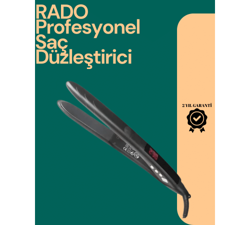 Isı Ayarlı Profesyonel Saç Düzleştirici – Titanyum Seramik Plaka