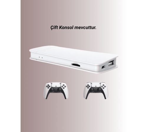 M15 Retro Konsol – 20.000 Oyunlu, Çift Gamepadli, 4K HDMI