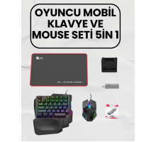 Bluetooth 5.3 Mobil Oyun Aksesuar Seti – PUBG Uyumlu