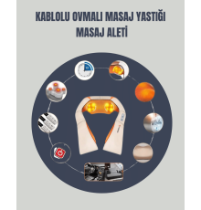 6 Başlıklı Isıtmalı Masaj Cihazı – Tüm Vücut İçin Derin Kas Masajı