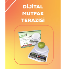 LCD Ekranlı Yüksek Hassasiyetli Dijital Mutfak Terazisi