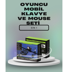 Mobil Oyunlar için Klavye, Mouse ve Dönüştürücü Seti
