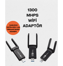 Realtek Chipsetli 5G Destekli Yüksek Hızlı Ağ Adaptörü