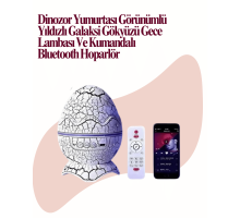 Uzaktan Kumandalı, USB Girişli, Döner Projektör Lamba