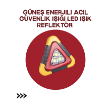 Alüminyum Gövdeli LED Üçgen Reflektörlü Acil Işık