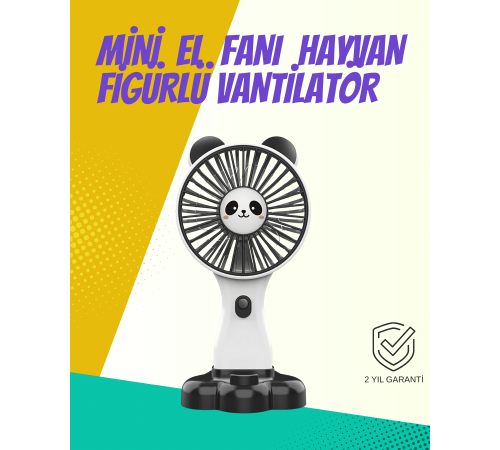 Çok Fonksiyonlu Mini El Fanı – Sessiz & Güçlü Yaz Yardımcısı