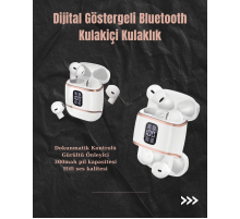 Dijital Göstergeli Bluetooth Kulakiçi Kulaklık – 4’lü Paket, Gürültü Engellemeli