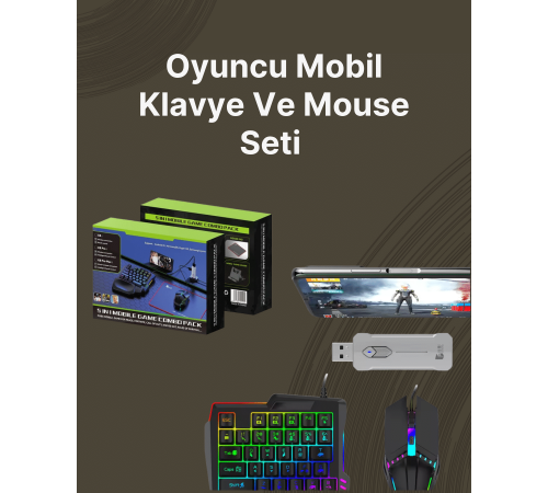 Kablosuz Mobil Oyun Kiti – 5 Parça Tam Set