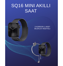 SQ-16 Mini Series 10 Akıllı Saat | Spor Modları, Bildirim ve Müzik Kontrolü