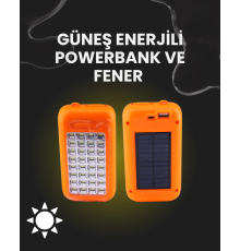 GS-875 GÜNEŞ ENERJİLİ POWERBANK