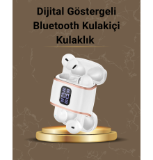 Dijital Göstergeli Bluetooth Kulakiçi Kulaklık – 4’lü Paket, Gürültü Engellemeli
