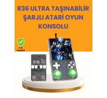 R36 Ultra 64GB Retro Oyun Konsolu 10.000 Oyunlu Taşınabilir El Konsolu