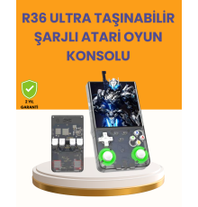 R36 Ultra 64GB Retro Oyun Konsolu 10.000 Oyunlu Taşınabilir El Konsolu