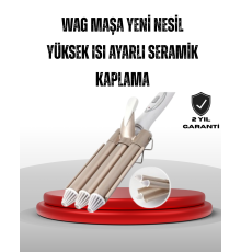 Ayarlanabilir Isılı Bukle Saç Maşası