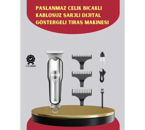 Yüksek Performanslı Erkek Saç Kesme Makinesi – Uzun Pil Ömrü ve Hassas Kesim