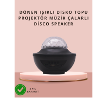 Sesle Aktive Olabilen Uzaktan Kumandalı Ayarlanabilir Galaxy Gece Lambası